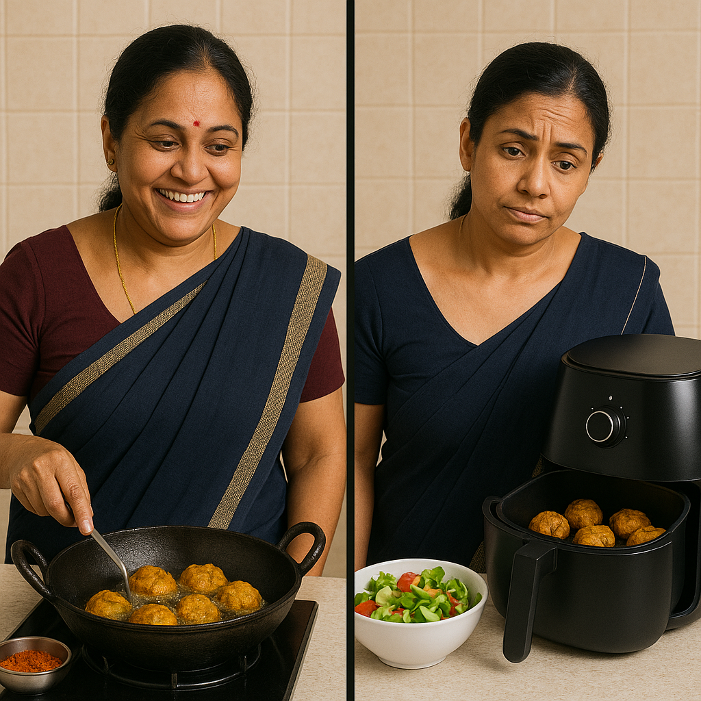 Healthy cooking with modern methods